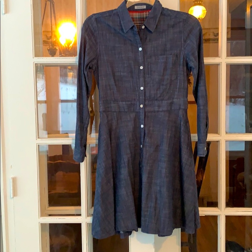 Toad and Co Chambray dress, size small
